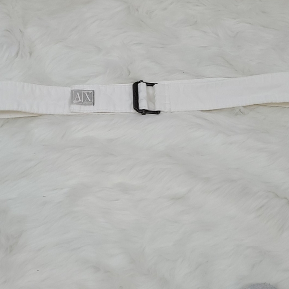 Armani Exchange white belt metal buckle - Picture 4 of 6